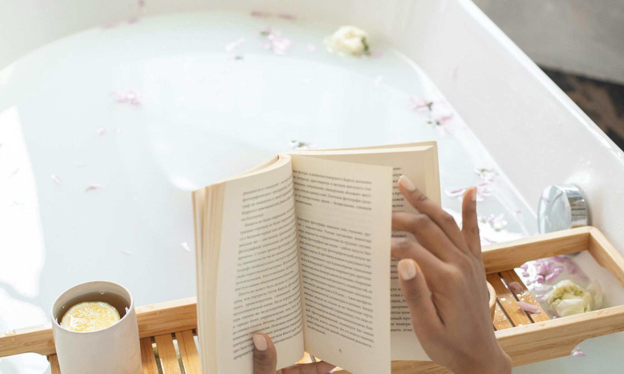 Entspannen in der heißen Wanne